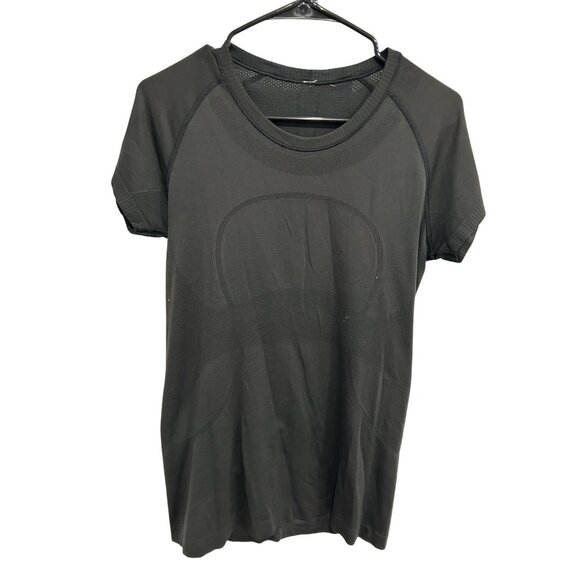 Lululemon Womens Black Swiftly Tech Short Sleeve Shirt Size S - Picture 1 of 10